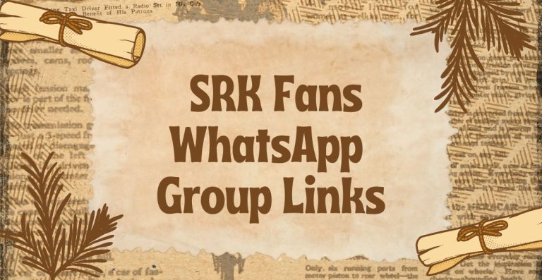 SRK Fans WhatsApp Group Links