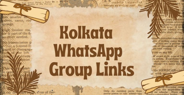 Kolkata WhatsApp Group Links