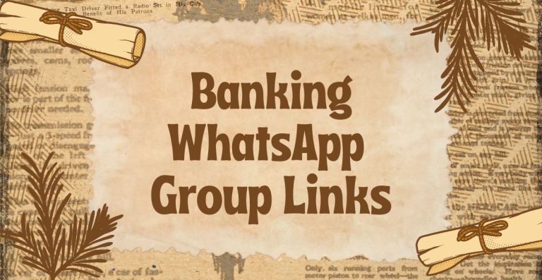 Banking WhatsApp Group Links