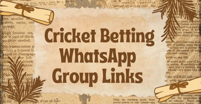 Cricket Betting WhatsApp Group Links